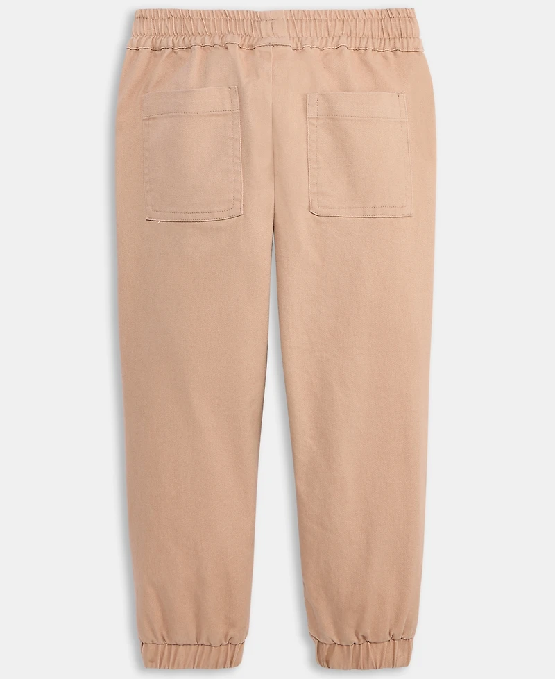 Epic Threads Toddler Boys Drawstring Twill Jogger Pants, Created for Macy's