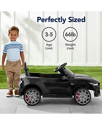 Best Choice Products Kids 12V Electric Ride-On Car Officially Licensed Ford Mustang w/ Remote, Led Lights