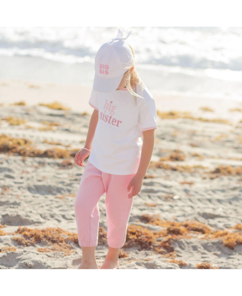 Bits & Bows Toddler Girls Sister Crewneck T-Shirt
