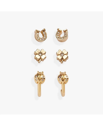 Alex and Ani Love Luck Stud Set