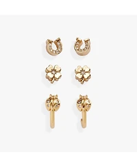 Alex and Ani Love Luck Stud Set