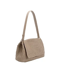 Melie Bianco Natalia Woven Large Shoulder Bag