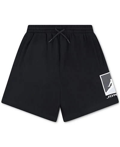 Jordan Big Boys Essentials Boxed Logo Fleece Shorts