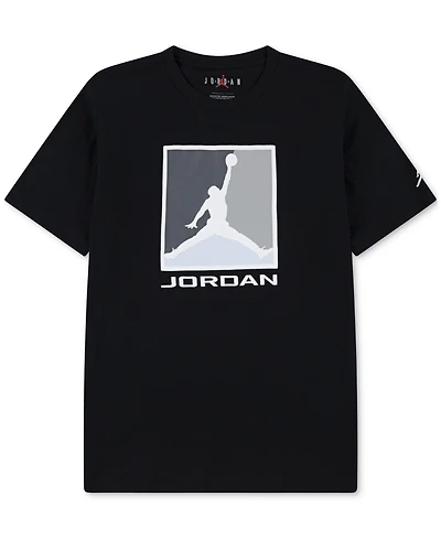 Jordan Big Boys Flight Essentials Boxed Logo 3.0 T-Shirt
