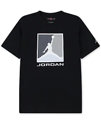 Jordan Big Boys Flight Essentials Boxed Logo 3.0 T-Shirt