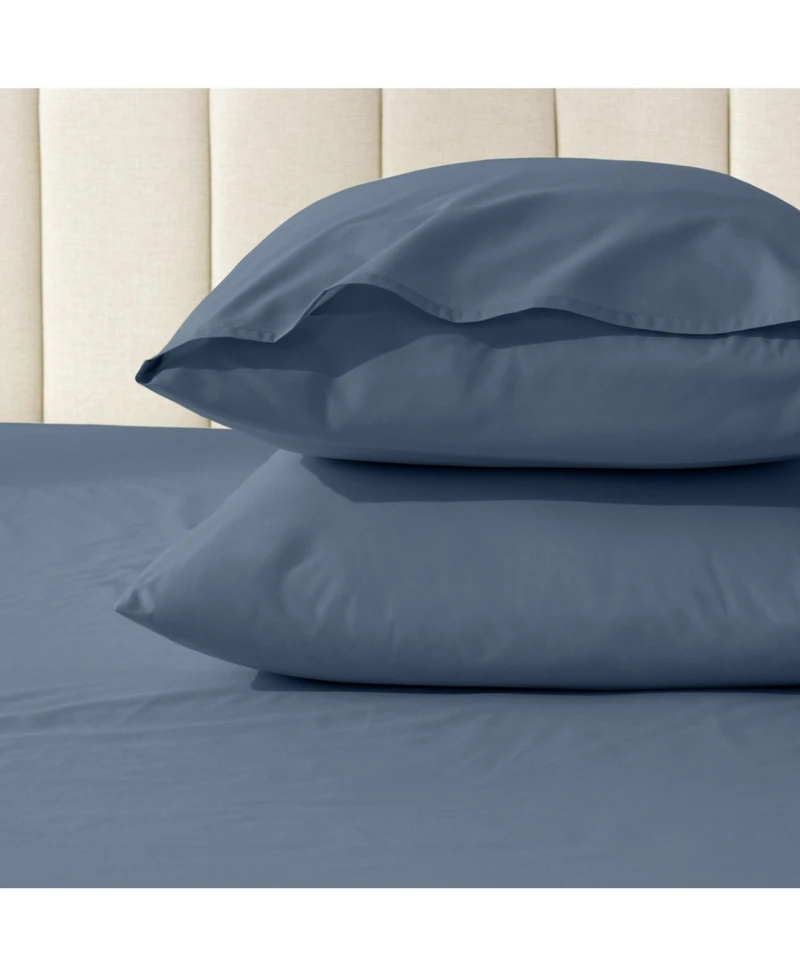 Bare Home Organic Cotton Percale Pillowcase Set Queen
