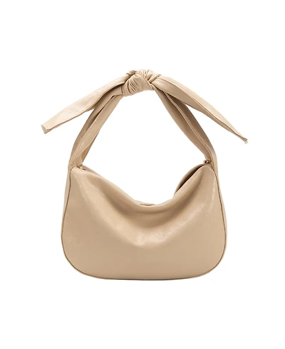 Melie Bianco Marni Crinkle Bow Small Crossbody Bag