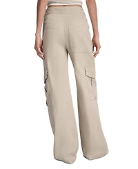 Dkny Jeans Women's High Rise Cotton Cargo