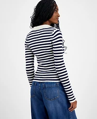 Lucky Brand Women's Striped Cardigan