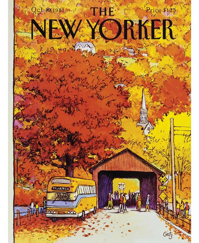 New York Puzzle Company Covered Bridge 1000 Piece Puzzle