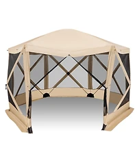 Mecale 11.5 X 11.5 Ft Pop-up Screen House Tent with Portable Carrying Bag