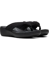 Clarks Cloudsteppers Women's Breeze Rae Erin Slip-On Flat Sandals