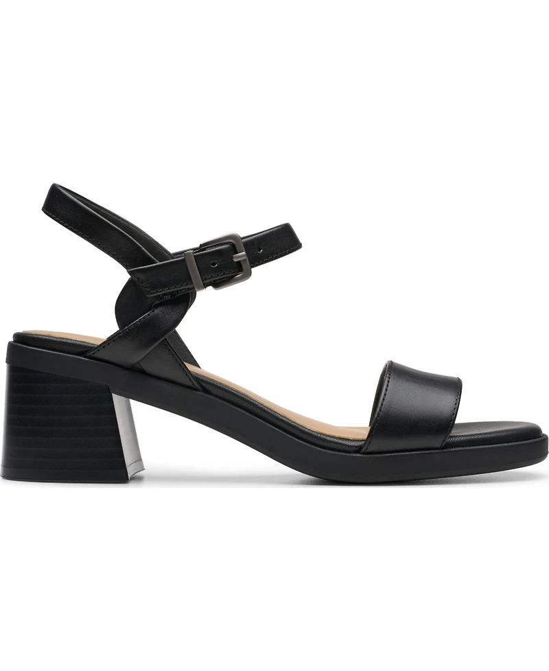 Clarks Collection Women's Jaylan Ray Square Toe Sandals