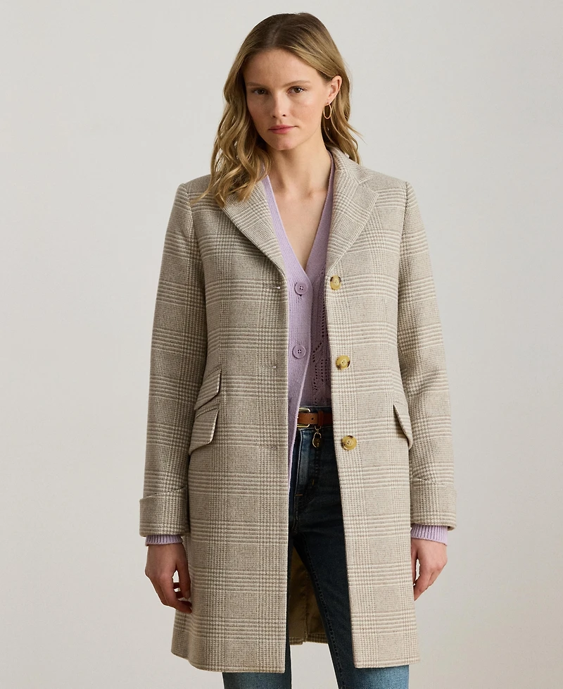 Lauren Ralph Women's Single-Breasted Walker Coat