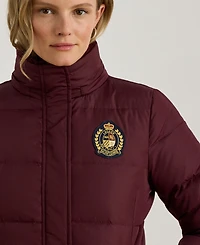 Lauren Ralph Lauren Women's Faux-Fur-Trim Collared Puffer Coat