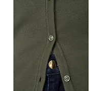 Melissa Paige Women's Crewneck Button-Front Cardigan