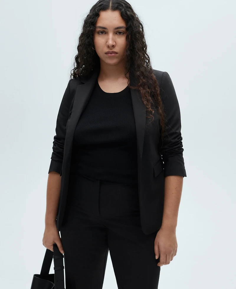 Mango Women's Fitted Suit Jacket