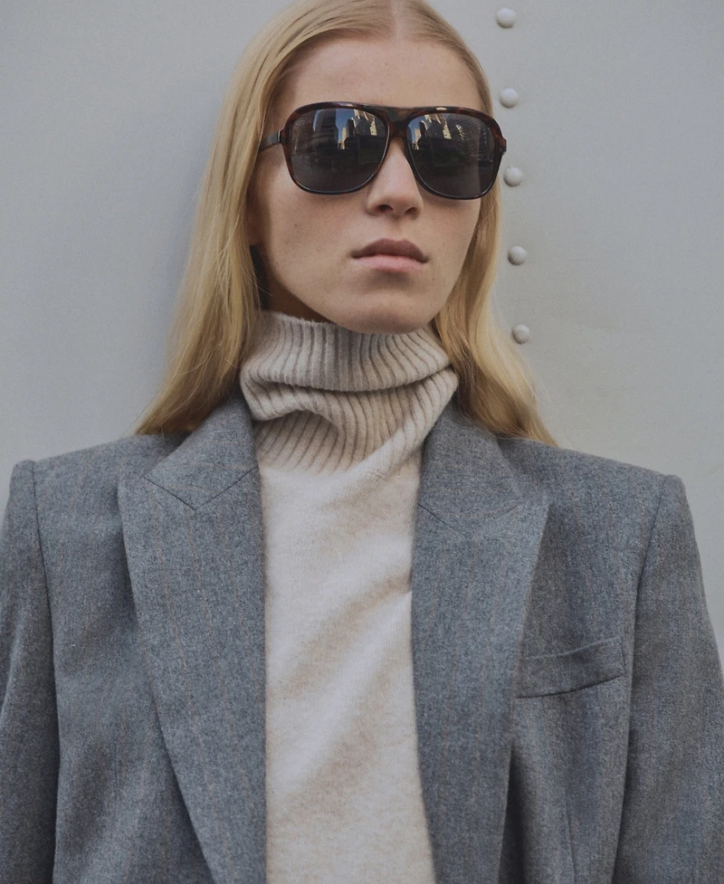 Mango Women's Virgin Wool Suit Jacket