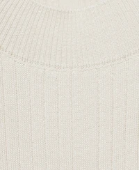 Mango Women's Side Openings Ribbed Top