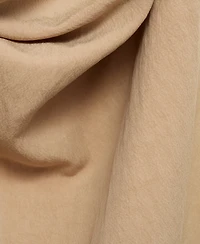 Mango Women's Draped Neck Lyocell Top