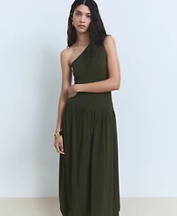 Mango Women's Asymmetrical Puffed Dress