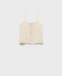 Mango Women's Openwork Details Combined Top