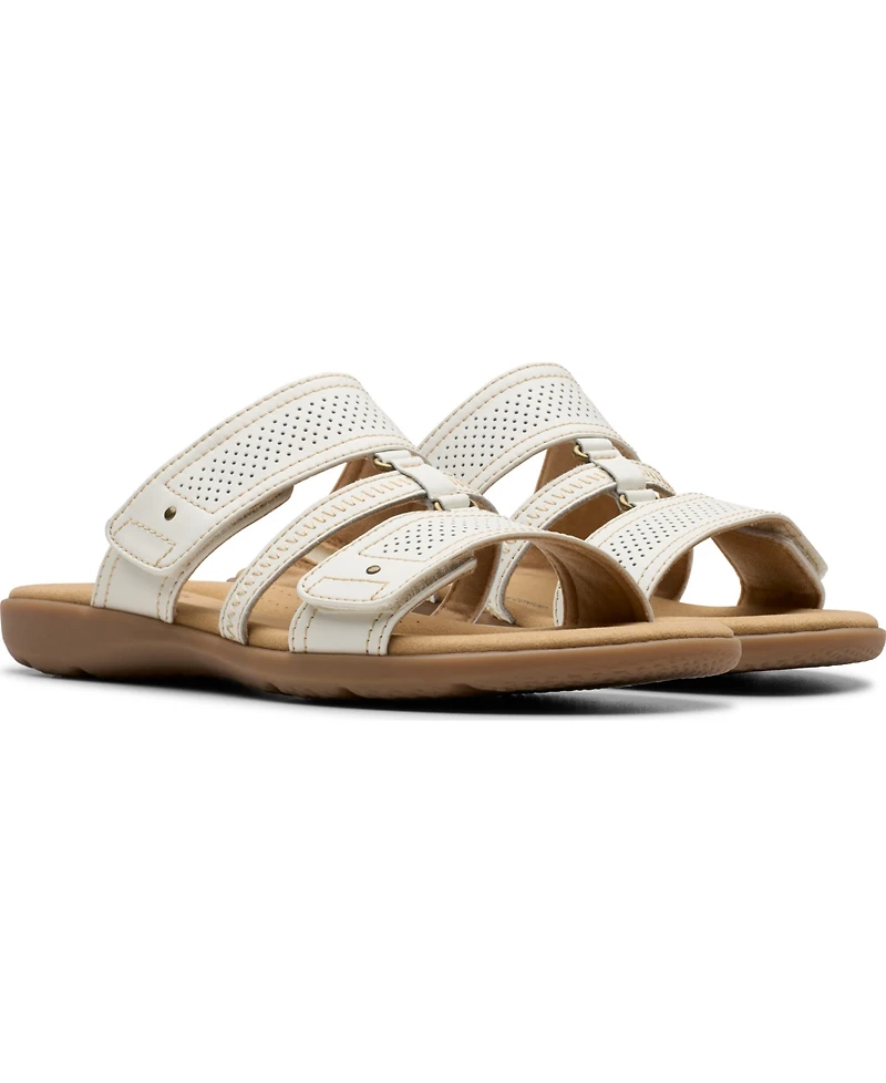 Clarks Collection Women's Elizabelle Ave Slip-On Flat Sandals