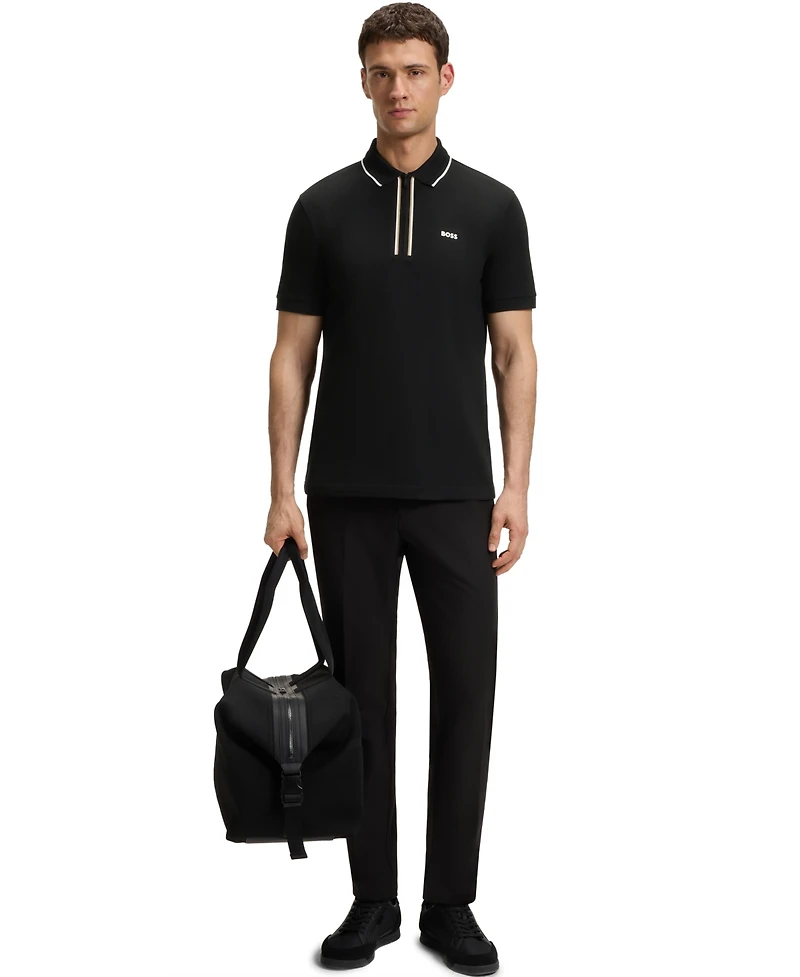 Boss by Hugo Men's Quick-Dry Stretch Cotton Slim-Fit Polo Shirt