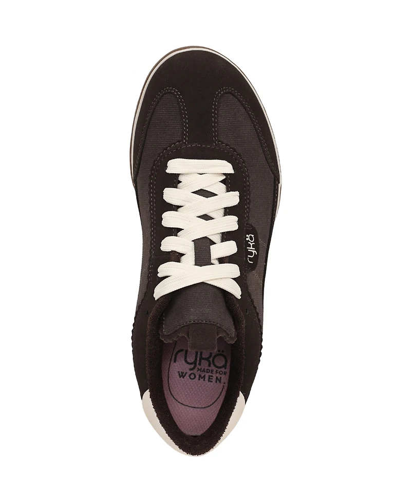 Ryka Women's Effortless Lace Up Court Sneakers
