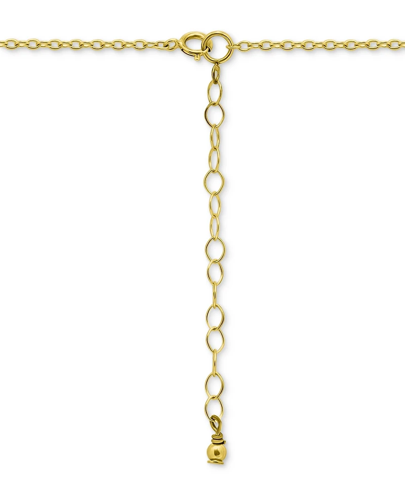 Giani Bernini Cubic Zirconia Cross Pendant Necklace (3/8 ct. t.w.) Sterling Silver, 16" + 2" extender
