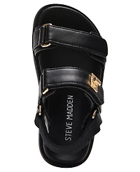 Steve Madden Toddler and Little Girls T-Mona Footbed Sandals