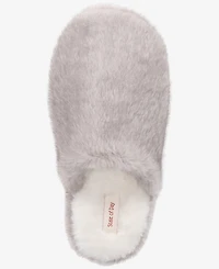 State of Day Women's Boxed Two-Tone Faux-Fur Slide Slippers, Macy's Exclusive