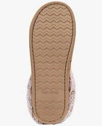 State of Day Women's Boxed Faux-Fur-Collar Clog Slippers, Macy's Exclusive