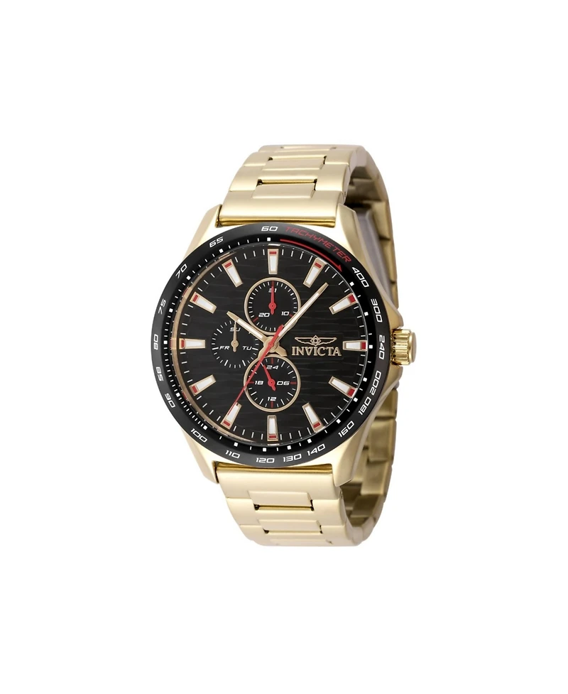 Invicta Men's 48871 Invicta Racing Quartz Chronograph Black Dial Watch