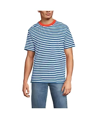 Lands' End Men's Short Sleeve Super-t Crew Relaxed Fit Tee