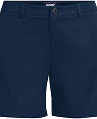 Lands' End School Uniform Women's Active Performance 7" Chino Shorts
