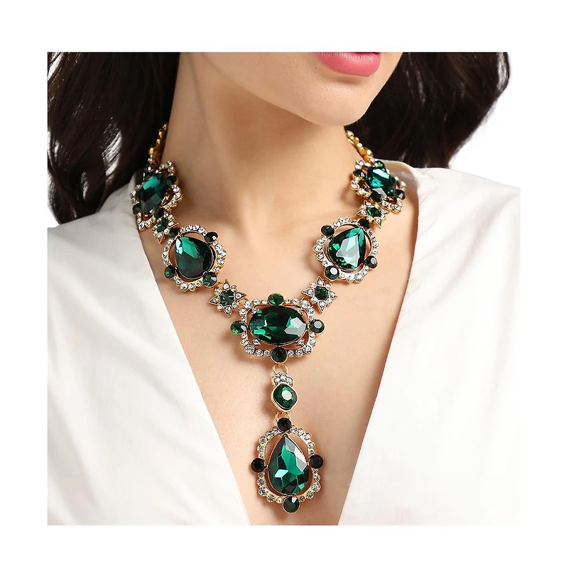 Sohi Party Stone Statement Necklace