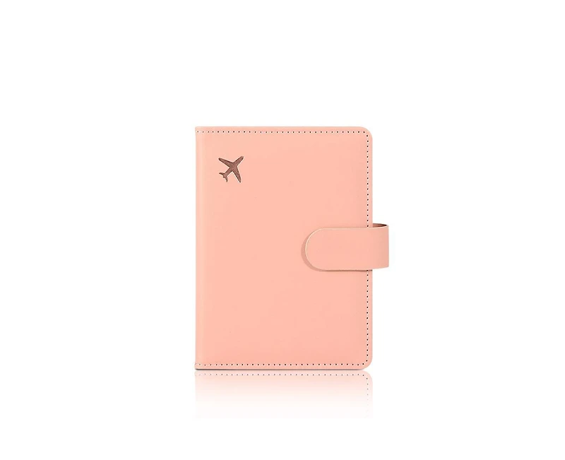 Passport Storage Wallet with 6 Slots- Pink