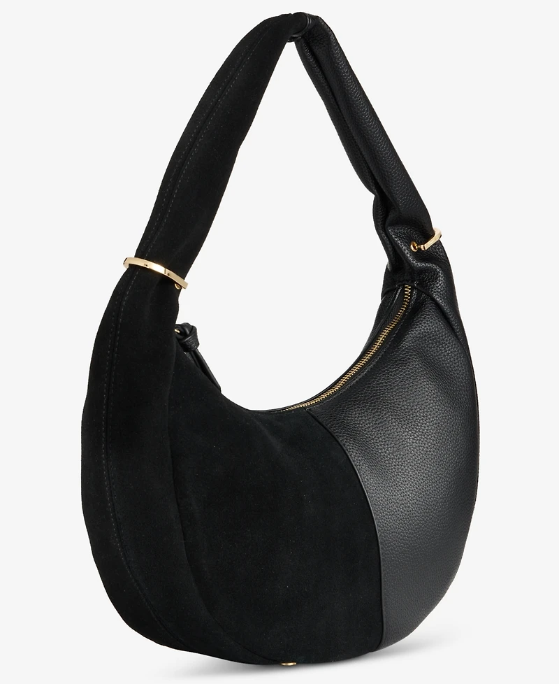 On 34th Harlowwe Small Suede Hobo Bag, Exclusively at Macy's