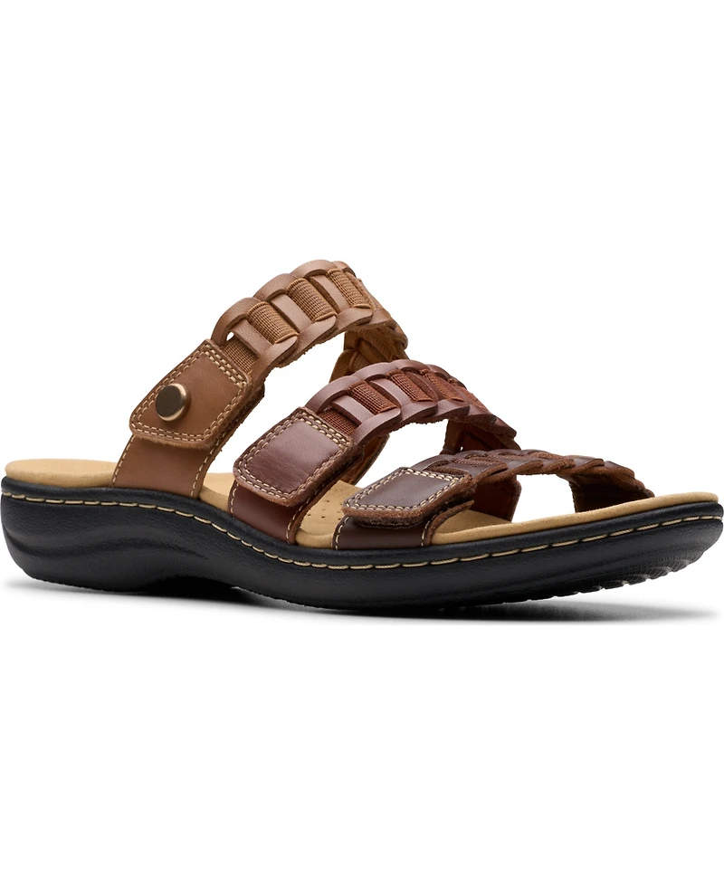 Clarks Collection Women's Laurieann Hope Slip-On Flat Sandals