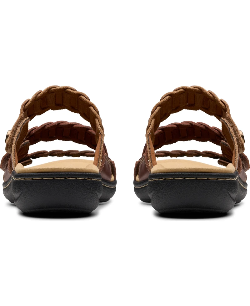 Clarks Collection Women's Laurieann Hope Slip-On Flat Sandals