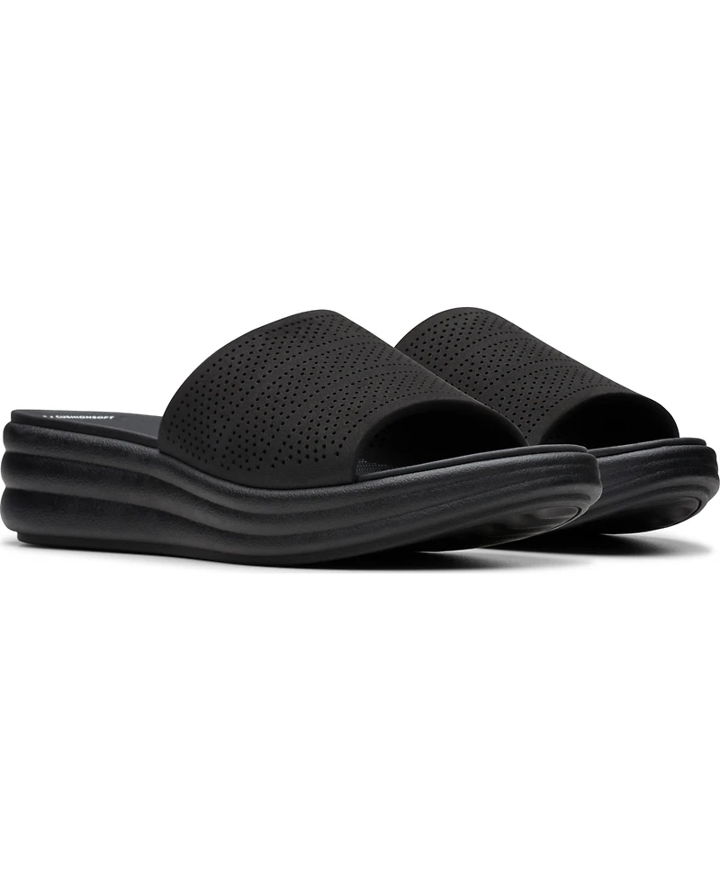 Clarks Cloudsteppers Women's Drift Twist Slip-On Flat Sandals