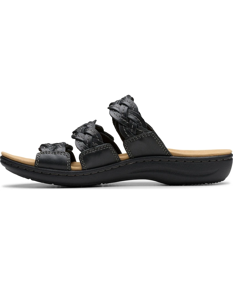Clarks Collection Women's Laurieann Rio Slip-On Flat Sandals