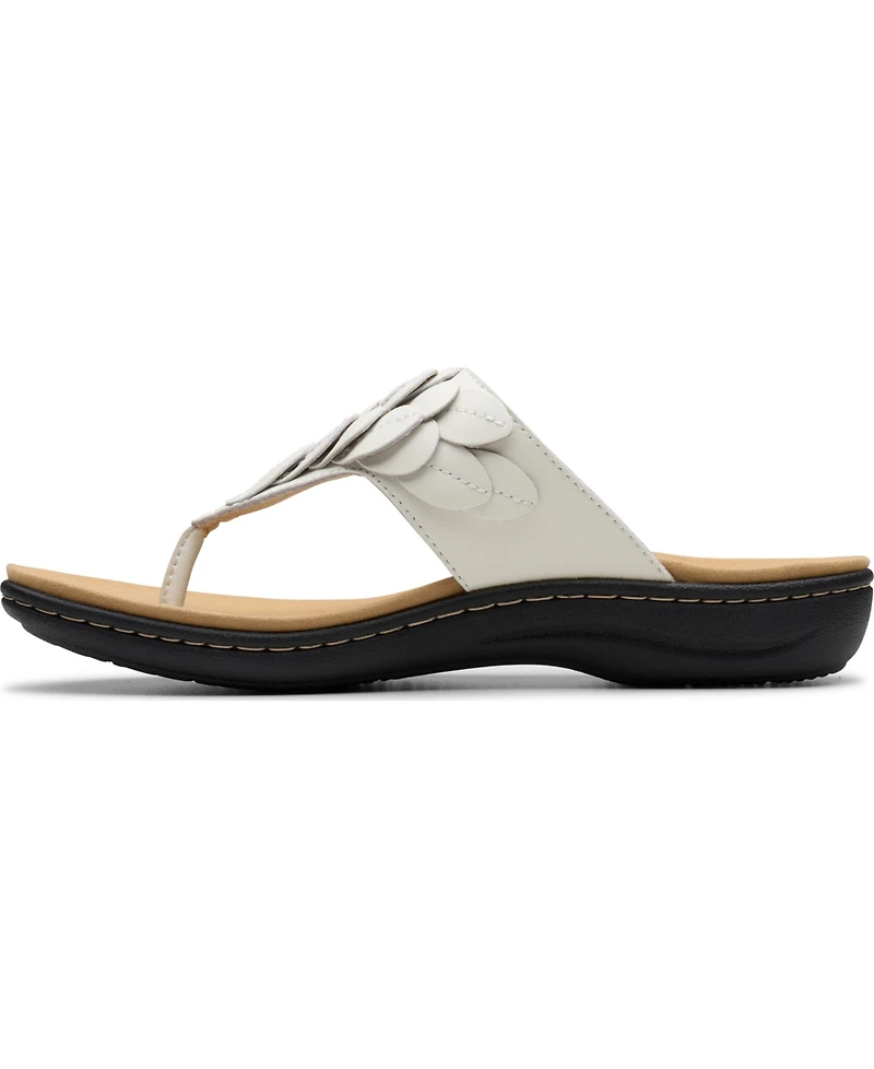 Clarks Collection Women's Laurieann Palm Flip-Flop Sandals