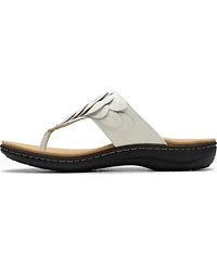 Clarks Collection Women's Laurieann Palm Flip-Flop Sandals