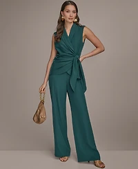 Donna Karan New York Women's Tie-Waist Wrap Top