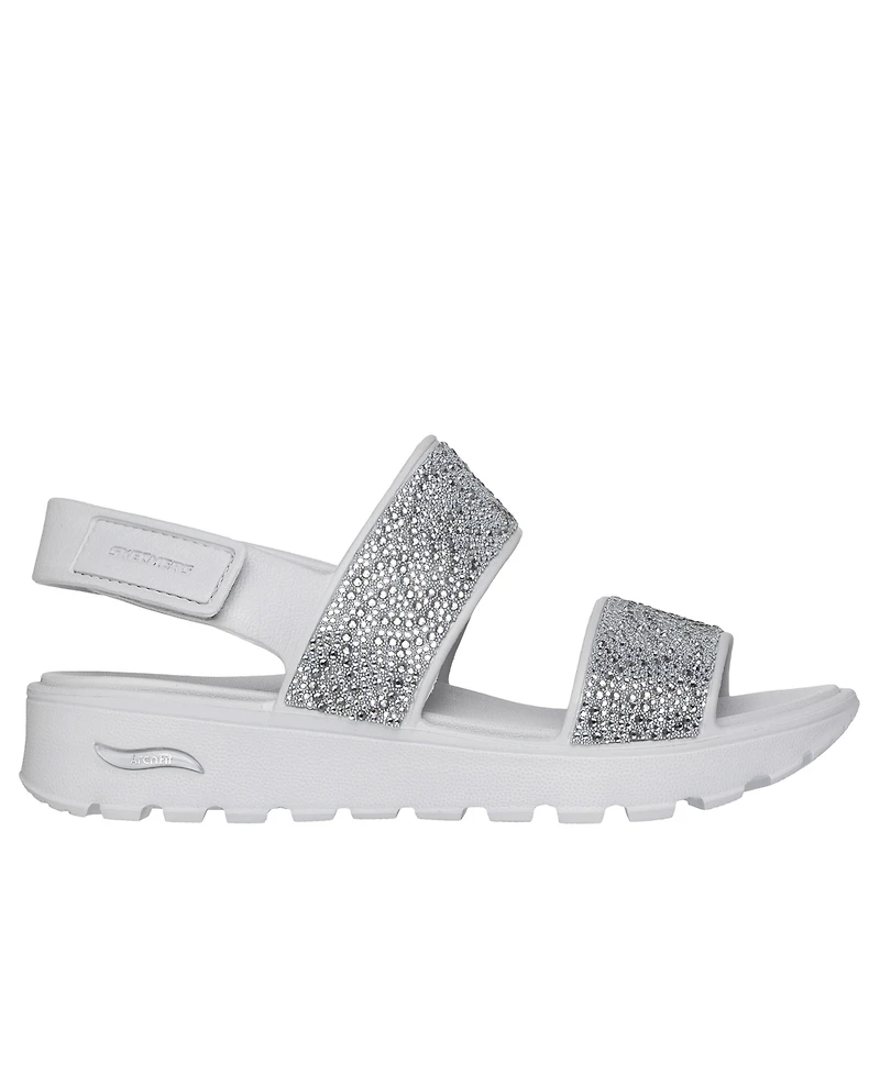 Skechers Women's Foamies: Arch Fit Footsteps - Elegance Platform Sandals from Finish Line