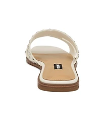 Nine West Women's Giny Cutout Flat Slide Sandals