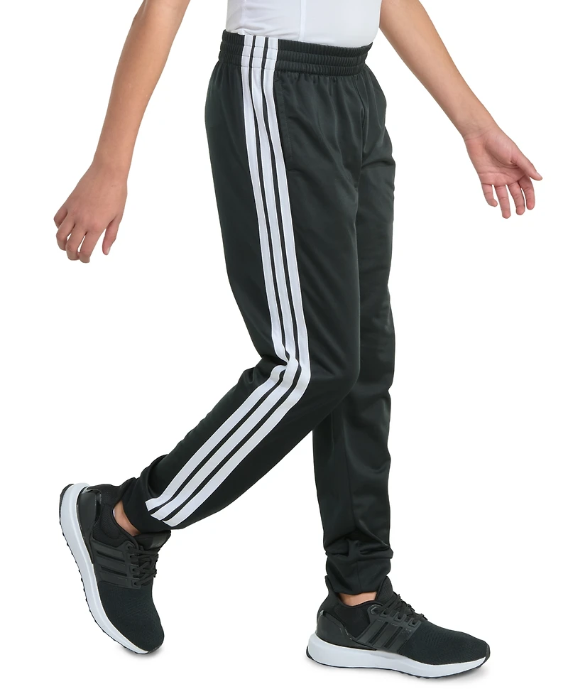 adidas Big Boys Elastic-Waistband Essential 3-Stripe Jogger Pants