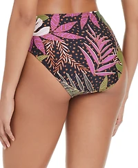 Bar Iii Women's Safari Heat High-Leg Bikini Bottoms, Exclusively at Macy's